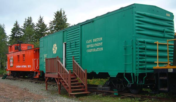 DR 6006 boxcar Orangedale Museum 19 September 2004