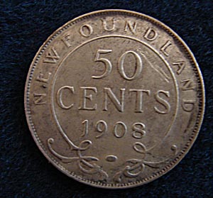 Newfoundland 50 cent coinl