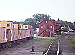 Kentville stations new & old 16 July 1989